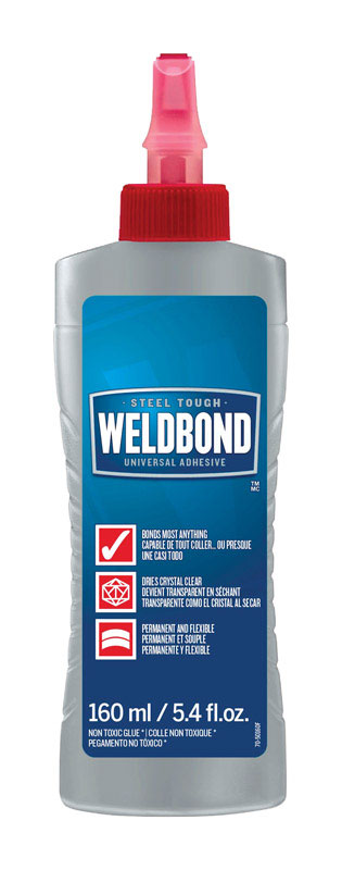 WELDBOND进口代理批发 Weldbond 高强度聚醋酸乙烯酯均聚物白色通用粘合剂 5.4 盎司