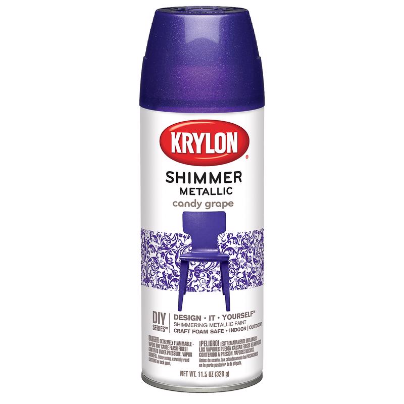 KRYLON进口代理批发 Krylon 金属紫色闪光喷漆 11.5 盎司