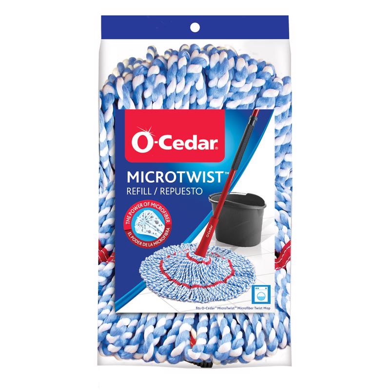 O-CEDAR进口代理批发 O-Cedar MicroTwist 16 英寸湿超细纤维拖把补充装 1 包