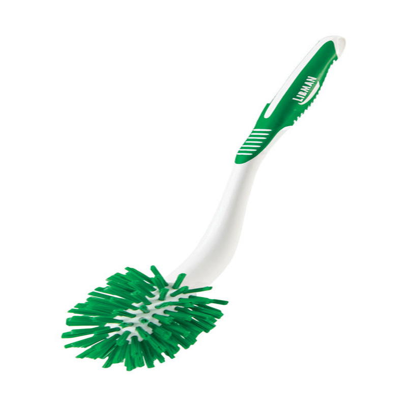 LIBMAN进口代理批发 Libman 3.25 英寸宽硬毛 11 英寸塑料/橡胶柄碗刷