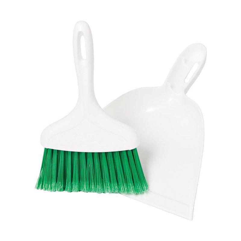 LIBMAN进口代理批发 Libman 7 英寸宽软再生 PET 簸箕带扫帚