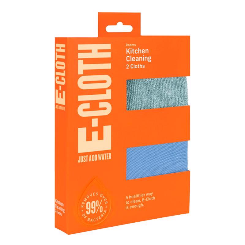 酷牌库|商品详情-E-CLOTH进口代理批发 E-Cloth 超细纤维厨房清洁布 2 包