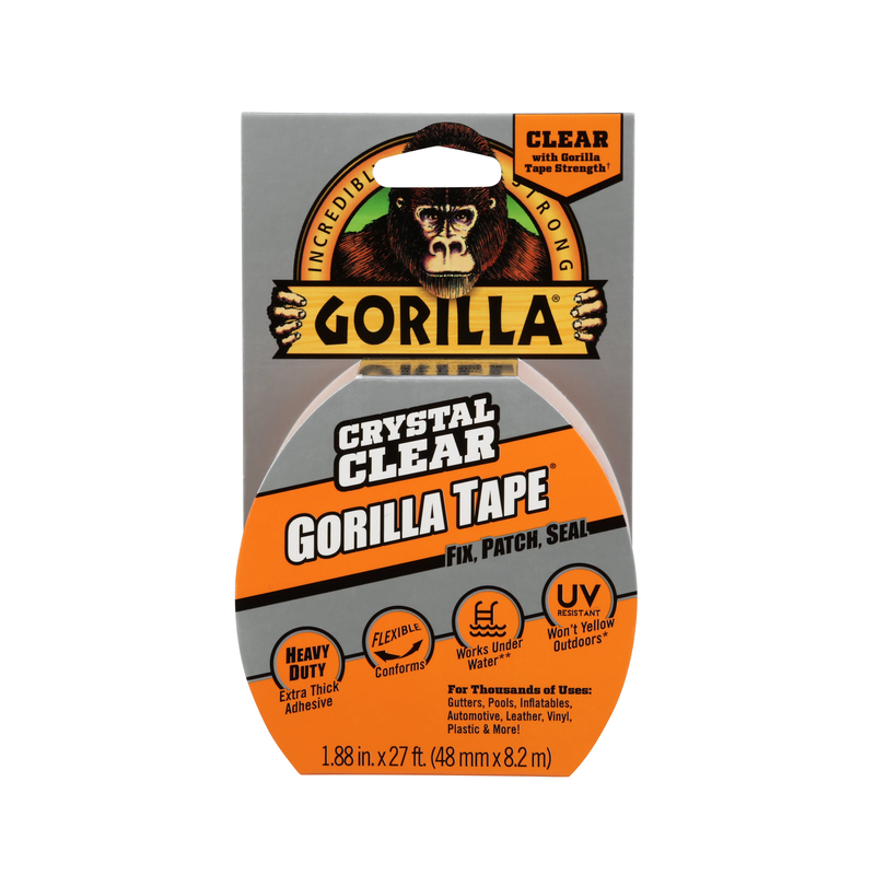 GORILLA进口代理批发 Gorilla 1.88 英寸宽X 27 英尺长透明修复胶带