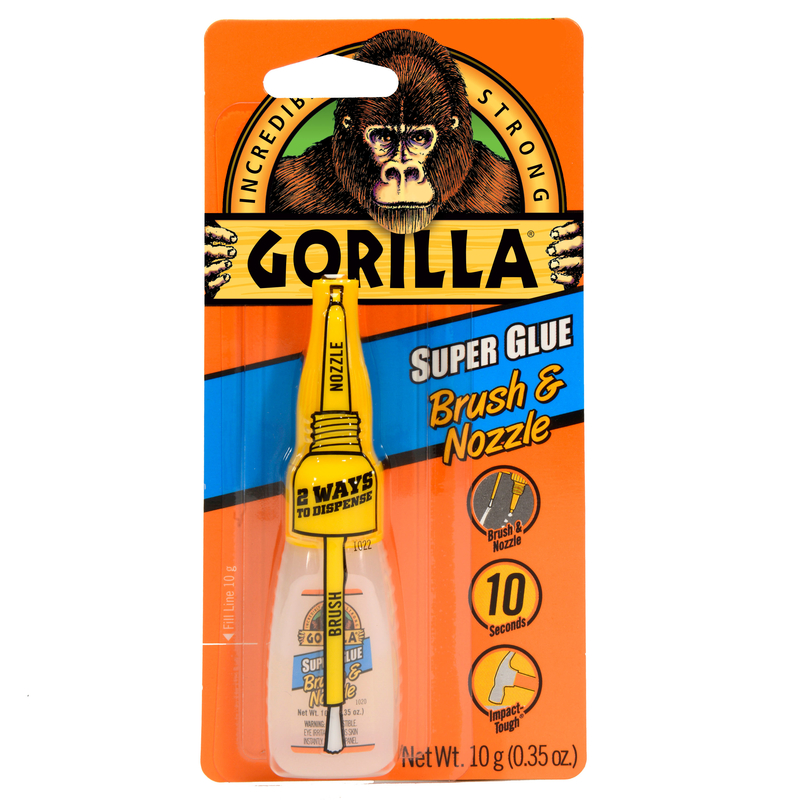 GORILLA进口代理批发 Gorilla 高强度胶水 透明超级胶水 0.35 盎司