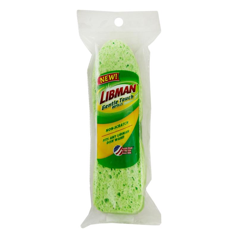 LIBMAN进口代理批发 Libman Gentle Touch 3.5 英寸宽聚丙烯手柄发泡洗碗棒