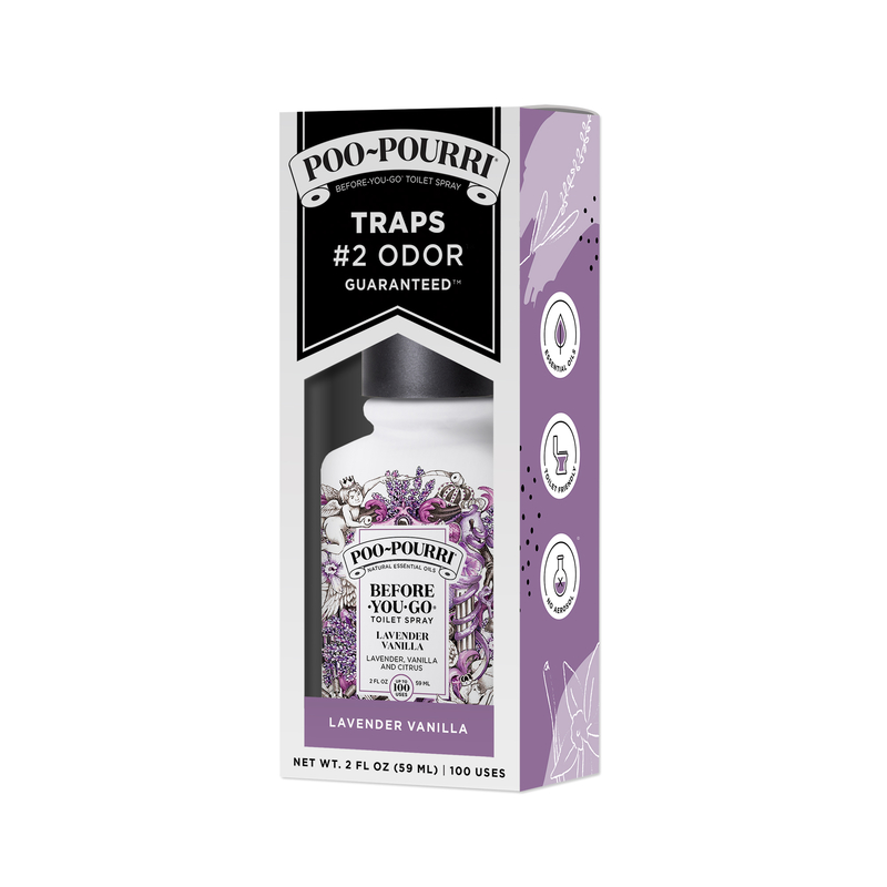 POO-POURRI进口代理批发 Poo-Pourri 薰衣草香草除味剂 2 盎司液体