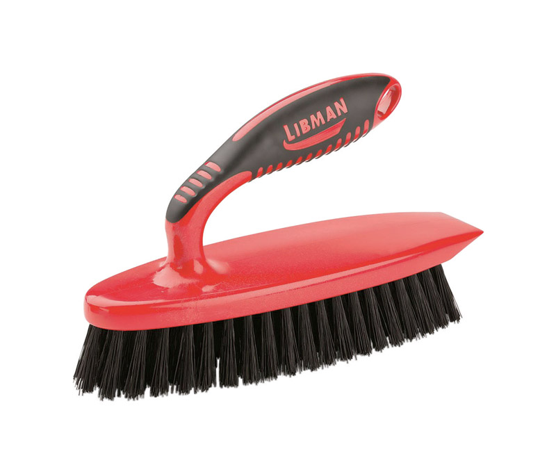 LIBMAN进口代理批发 Libman 2.75 英寸宽中号鬃毛 5 英寸塑料/橡胶柄磨砂刷