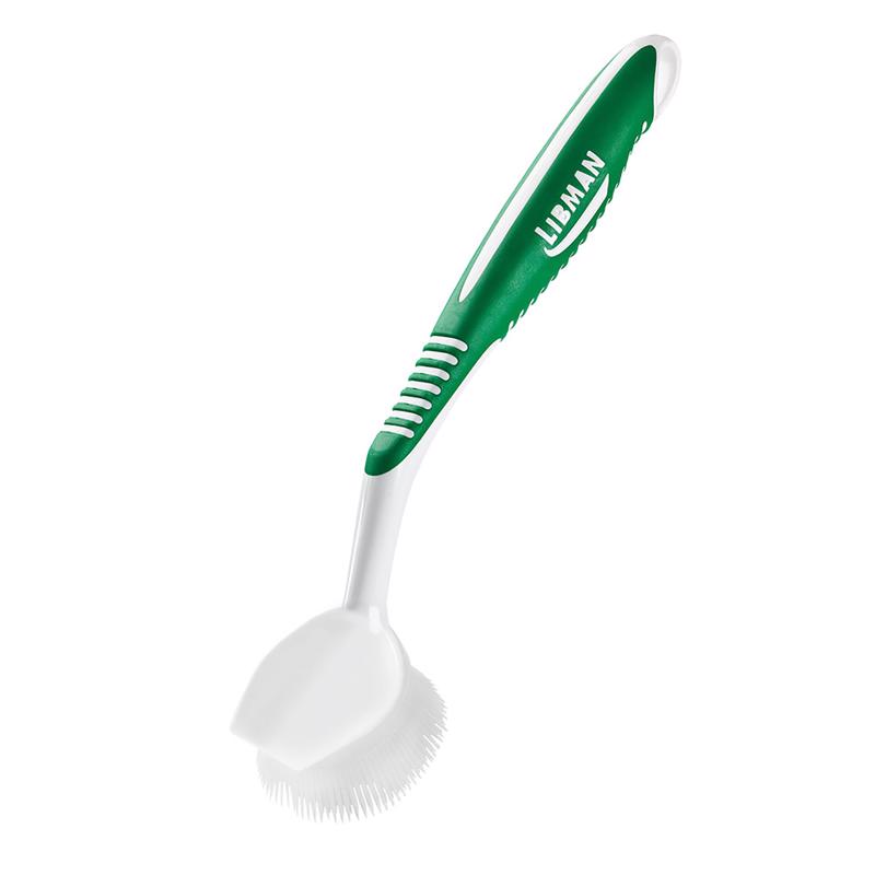 LIBMAN进口代理批发 Libman 2.25 英寸宽软毛 9 英寸 Sanoprene 手柄洗碗刷