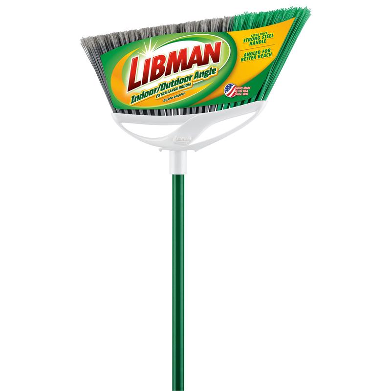 LIBMAN进口代理批发 Libman 超大精密 15 英寸宽硬质再生 PET 扫帚