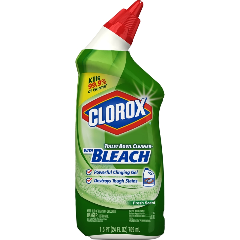 CLOROX进口代理批发 Clorox 清新香味马桶清洁剂 24 盎司凝胶