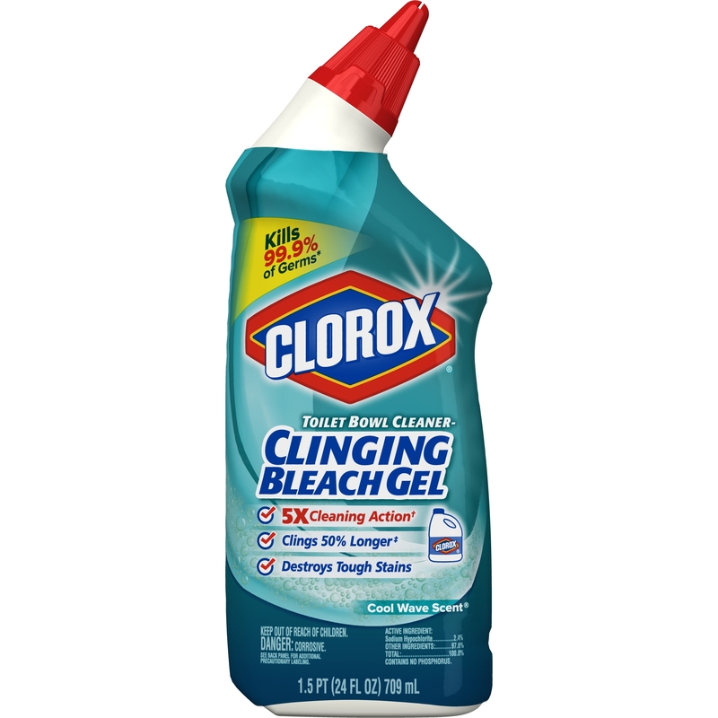 CLOROX进口代理批发 Clorox Cool Wave 香味马桶清洁剂 24 盎司凝胶