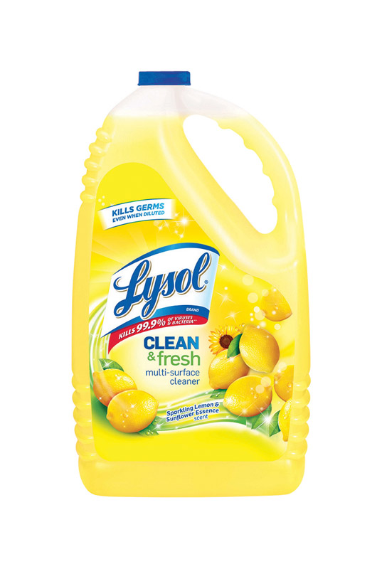 LYSOL进口代理批发 Lysol Clean & fresh 柠檬香味多用途清洁液 144 盎司