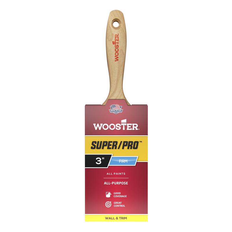 WOOSTER进口代理批发 Wooster Super/Pro 3 英寸坚固扁平油漆刷