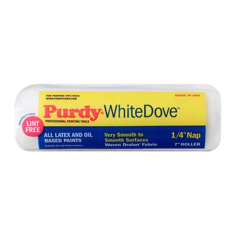 PURDY进口代理批发 Purdy White Dove 编织织物 7 英寸宽X 1/4 英寸油漆滚筒盖 1 个装