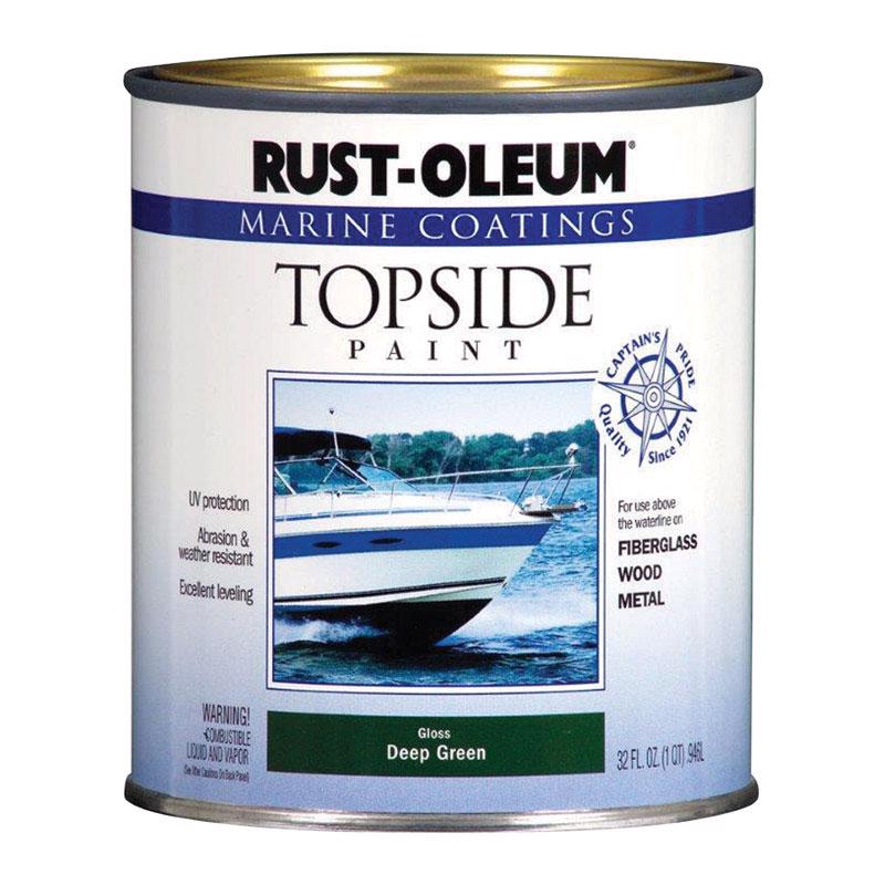 RUST-OLEUM进口代理批发 Rust-Oleum 海洋涂料户外光泽深绿色海洋上部油漆 1 夸脱