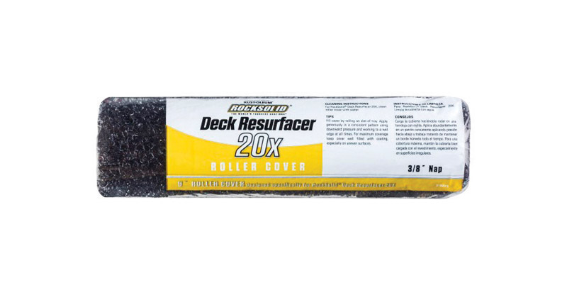 RUST-OLEUM进口代理批发 Rust-Oleum RockSolid Deck Resurfacer Honeycomb 9 英寸宽X 3/8 英寸油漆滚筒盖 1 个装