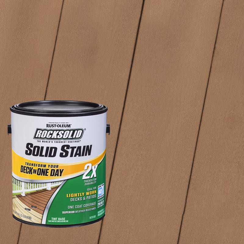 RUST-OLEUM进口代理批发 Rust-Oleum RockSolid 2X 固体可着色着色基水性丙烯酸着色剂 1 加仑