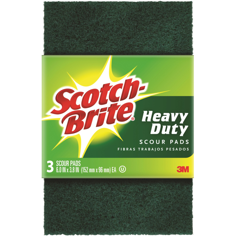 SCOTCH-BRITE进口代理批发 Scotch-Brite 通用重型百洁布 6 英寸长 3 包