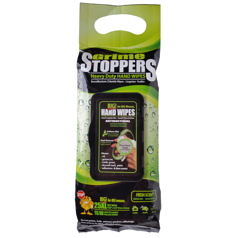 GRIME STOPPERS进口代理批发 Grime Stoppers 清新香味抗菌重型湿巾