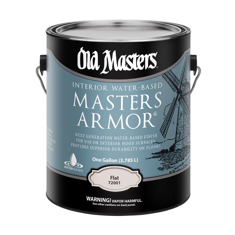 OLD MASTERS进口代理批发 Old Masters Masters Armor 透明水性地板面漆 1 加仑