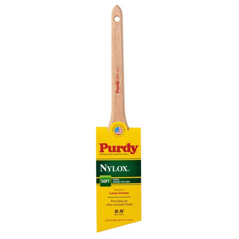 PURDY进口代理批发 Purdy Nylox Dale 2-1/2 英寸软角修剪油漆刷