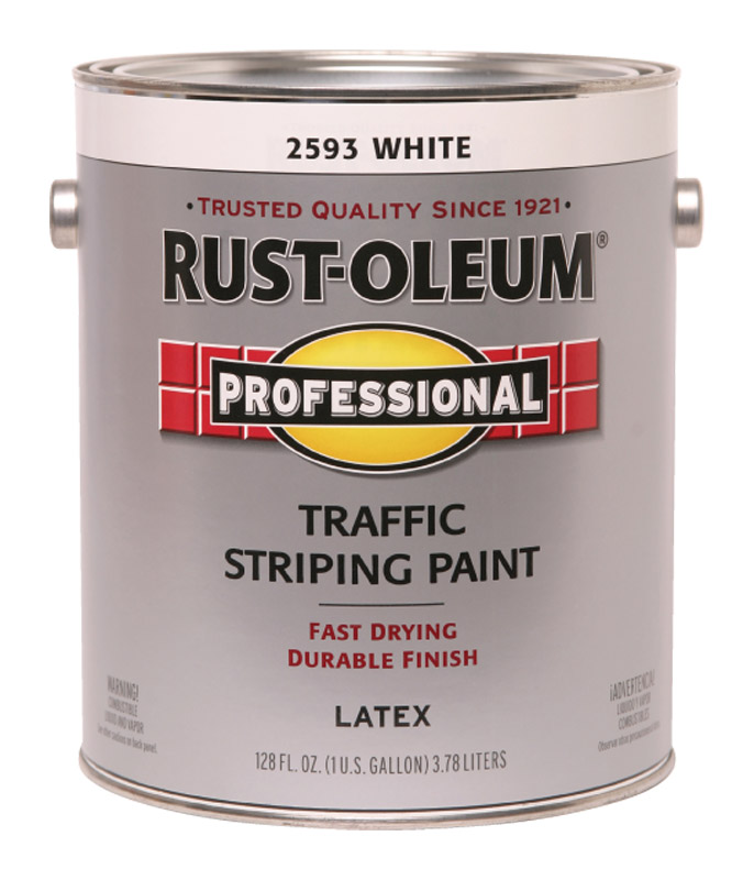 RUST-OLEUM进口代理批发 Rust-Oleum 专业白色交通条纹涂料 1 加仑