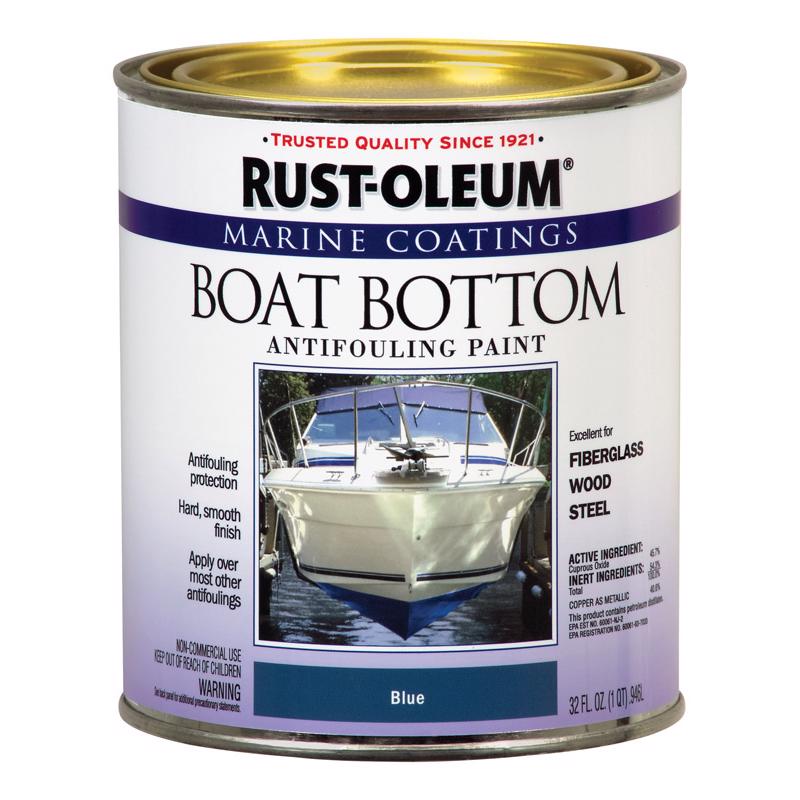 RUST-OLEUM进口代理批发 Rust-Oleum Marine Coatings 户外平蓝色环氧防污漆 1 夸脱