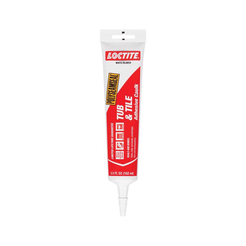 酷牌库|商品详情-LOCTITE进口代理批发 Loctite Polyseamseal 白色丙烯酸乳胶厨房和浴室粘合剂填缝剂 5.5 盎司