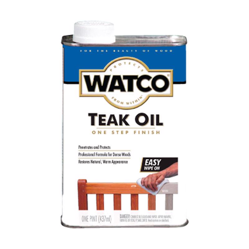 WATCO进口代理批发 Watco 棕色油基柚木油饰面 1 pt