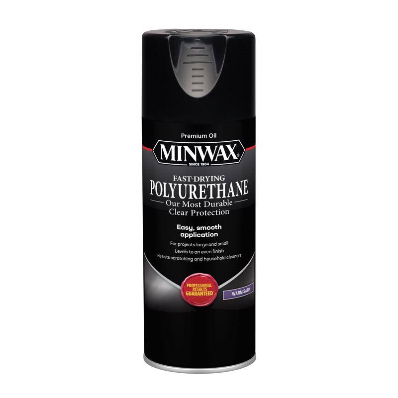 MINWAX进口代理批发 Minwax Warm Satin 透明油基快干聚氨酯喷雾 11.5 盎司