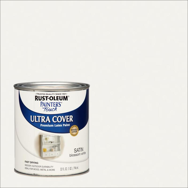 酷牌库|商品详情-RUST-OLEUM进口代理批发 Rust-Oleum Painters Touch Ultra Cover Blossom 白色 Ultra Cover 涂料 1 夸脱