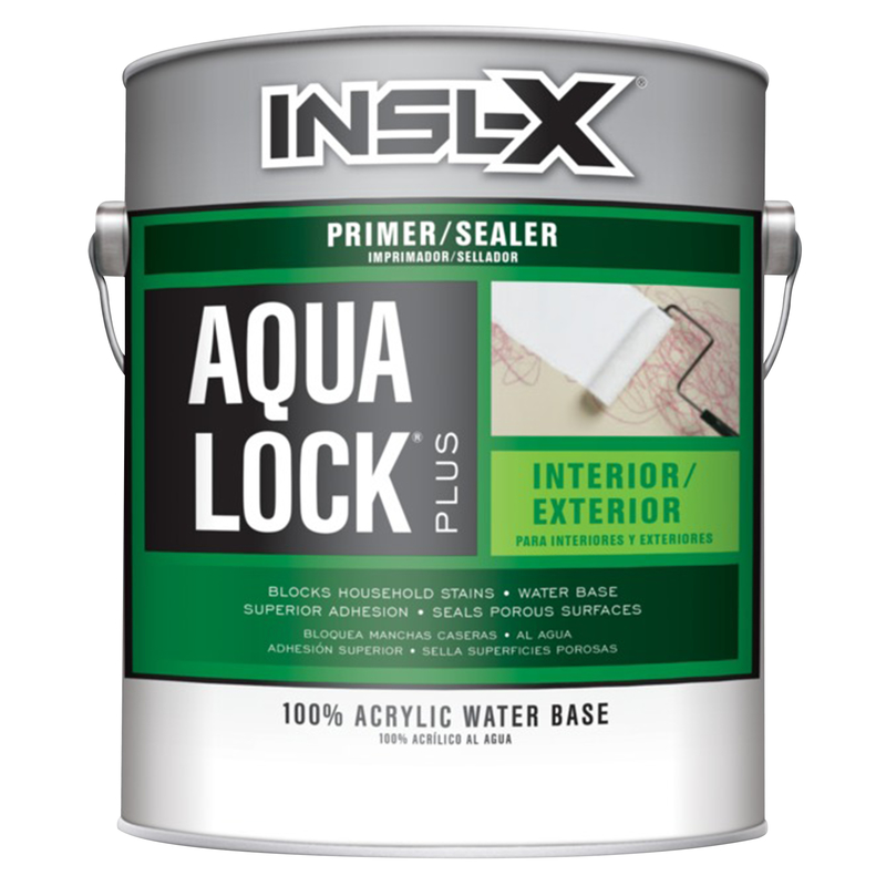 INSL-X进口代理批发 Insl-X Aqua Lock Plus 白色平水性丙烯酸底漆和密封剂 1 加仑