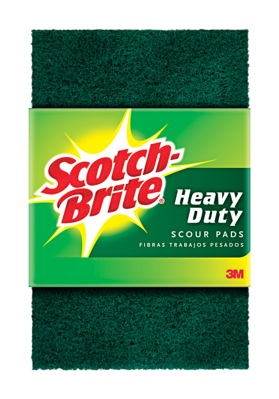 SCOTCH-BRITE进口代理批发 Scotch-Brite 重型锅碗瓢盆清洁垫 6 英寸长 1 包