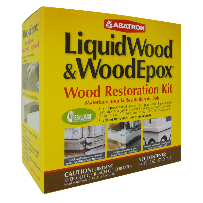 ABATRON进口代理批发 Abatron LiquidWood 和 WoodEpox 米色木材修复套件 24 盎司