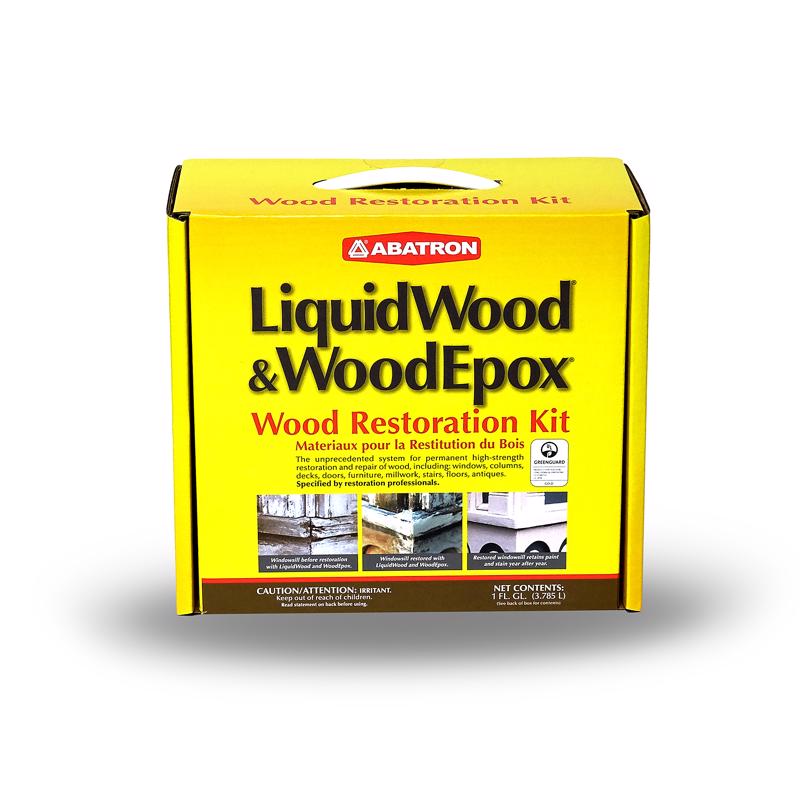 ABATRON进口代理批发 Abatron LiquidWood 和 WoodEpox 米色木材修复套件 4 夸脱