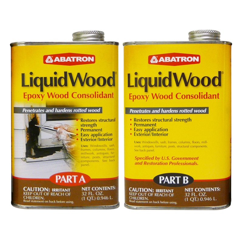 ABATRON进口代理批发 Abatron LiquidWood 透明透明环氧树脂木材固化剂套件 2 夸脱