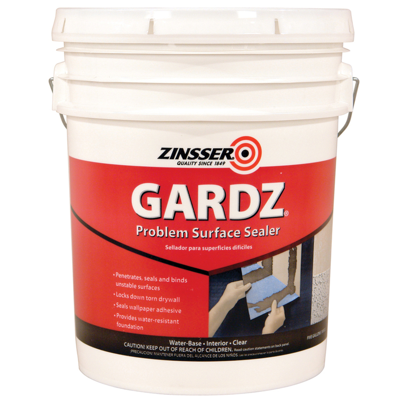 ZINSSER进口代理批发 Zinsser Gardz 透明哑光水性丙烯酸问题表面密封剂 5 加仑