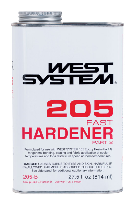 WEST SYSTEM进口代理批发 West System 205 硬化剂超强环氧透明快速硬化剂固化剂 27.5 盎司