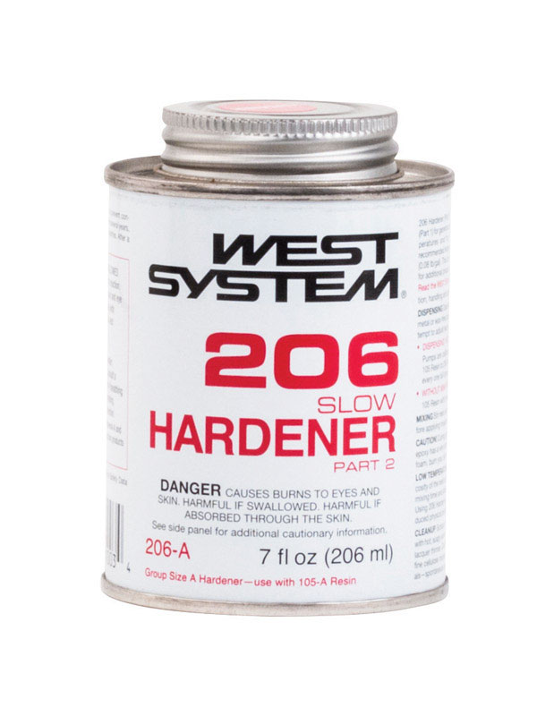 WEST SYSTEM进口代理批发 West System 206 硬化剂超强度环氧透明慢硬化剂固化剂 7 盎司