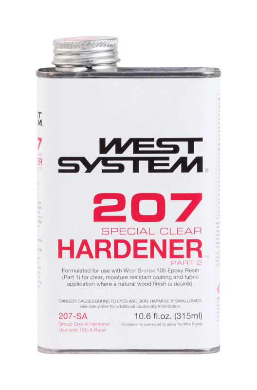 WEST SYSTEM进口代理批发 West System 207 硬化剂超强度环氧透明特殊透明固化剂 10.6 盎司