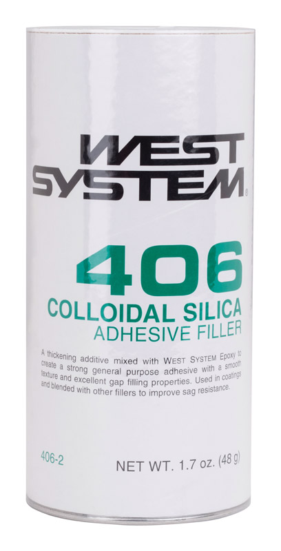 酷牌库|商品详情-WEST SYSTEM进口代理批发 West System 406 填料高强度胶态二氧化硅灰白色粘合剂填料 1.7 盎司