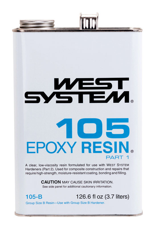 酷牌库|商品详情-WEST SYSTEM进口代理批发 West System 105 树脂超强度环氧透明环氧树脂 126.6 盎司