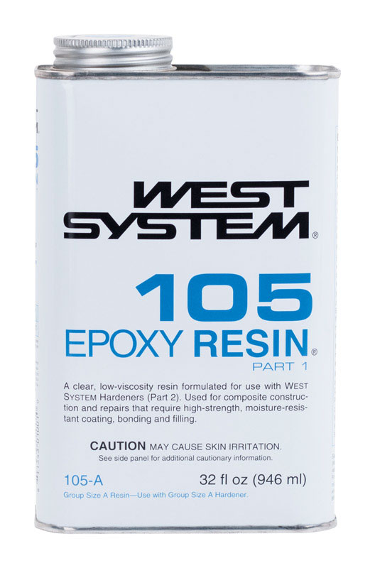 WEST SYSTEM进口代理批发 West System 105 树脂超强度环氧透明环氧树脂 32 盎司