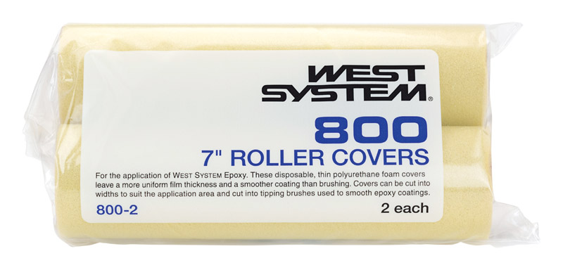 WEST SYSTEM进口代理批发 West System 聚氨酯泡沫 7 英寸宽迷你油漆滚筒盖 2 个装