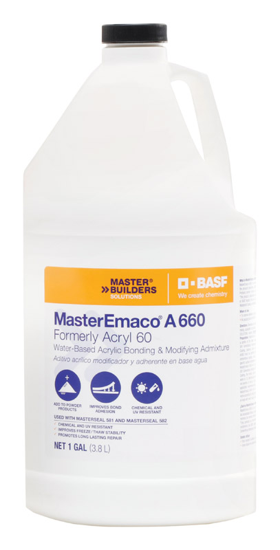 BASF进口代理批发 巴斯夫 MasterEmaco A660 白色粘合底漆 1 加仑