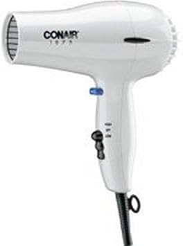 CONAIR进口代理批发 Conair 1875 瓦中型造型器吹风机，白色 1 件（4 件装）