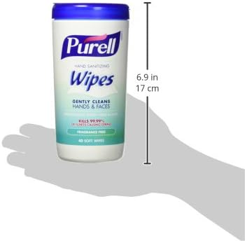 酷牌库|商品详情-Purell进口代理批发 Purell 洗手湿巾，洁净清新香味，（40 片/罐，6 片/箱），1 箱