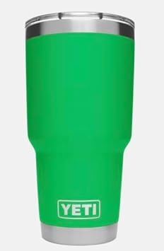 YETI进口代理批发 YETI Rambler 30 盎司玻璃杯，不锈钢，真空隔热，带 MagSlider 盖，Verde