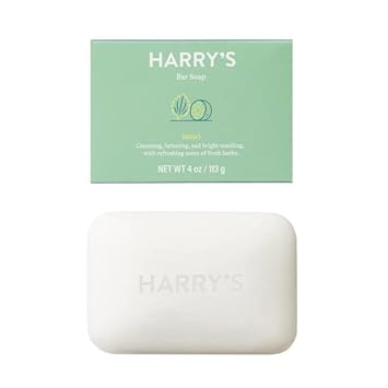 Harry's进口代理批发 Harry's 男士香皂，紫苏明亮香草香味，4 件装