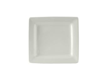 Tuxton进口代理批发 Tuxton China BWH-0603 盘子，6" x 5-1/2" x 1" 高，矩形，宽边，可用于微波炉和洗碗机，适用于烤箱，完全玻璃化，陶瓷，DuraTux，白色，12 件装